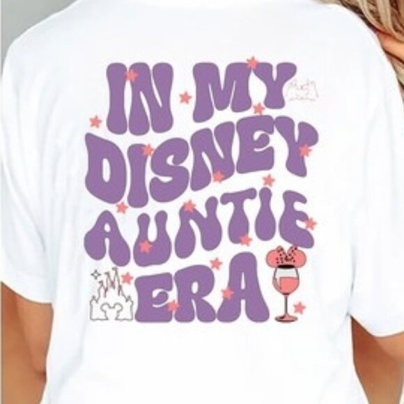 In My Disney Auntie Era Eras Theme Funny Family Matching Gift Graphic T-Shirt166 - Picture 3 of 6